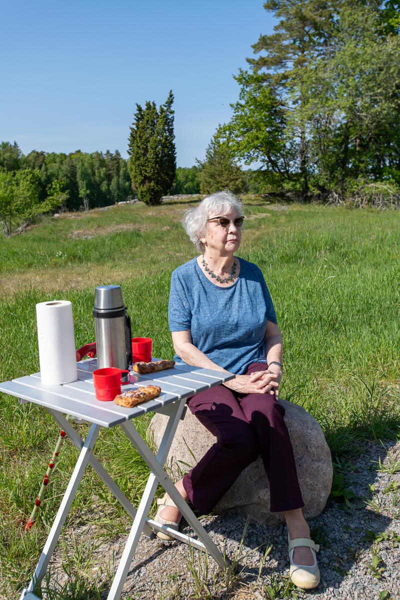 Med farmor Ulla i Åva