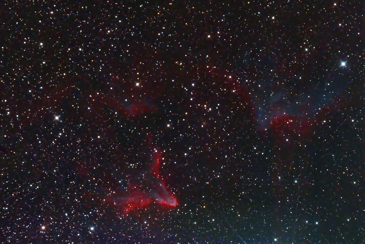 IC 63 and IC 59, Gamma Cassiopeiae Nebula